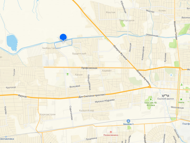 Продается участок 1.34 гектара в городе Бишкек, район Кудайберген